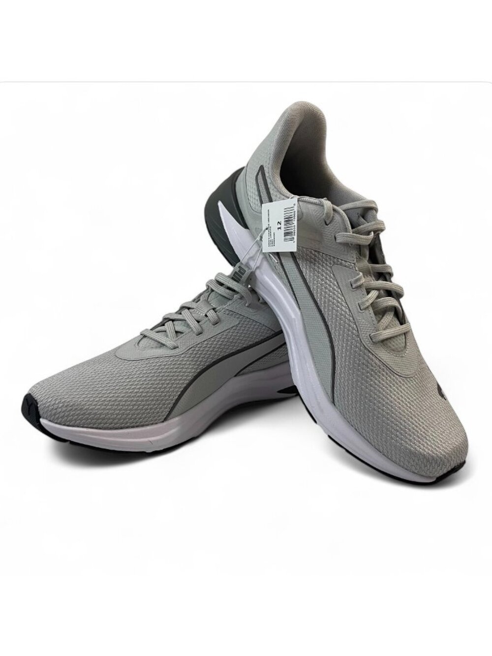PUMA Men’s Disperse Sneakers Gray SoftFoam+ Training Shoes Size 12